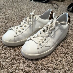 Authentic golden goose tennis shoes